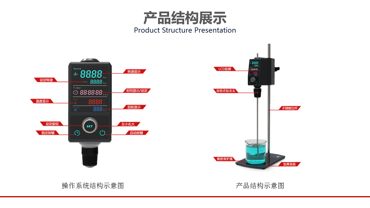 頂置式電動攪拌器產(chǎn)品特點(diǎn)